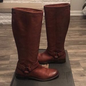 Frye Phillip Harness Tall Boots
